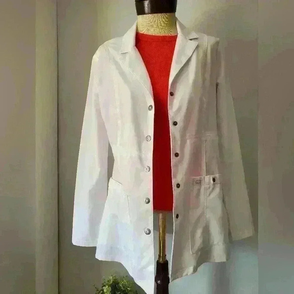 Dickies lightweight white  jacket. Size small. - Picture 9 of 9